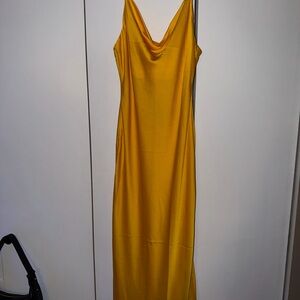 Blu Pepper Mustard Slip Dress